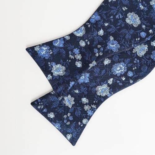 Image of Alizeal Mens 2pcs Floral Pattern Bow Tie Set