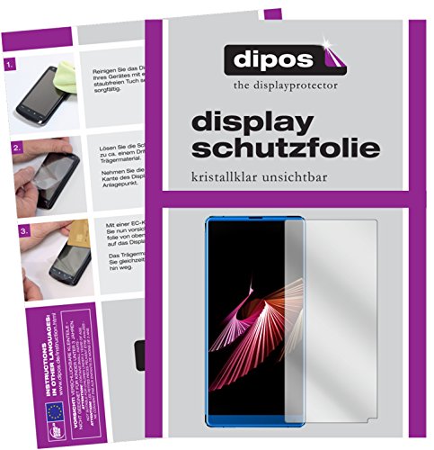 dipos I 2X Schutzfolie klar kompatibel mit M-Horse Pure 2 Folie Bildschirmschutzfolie