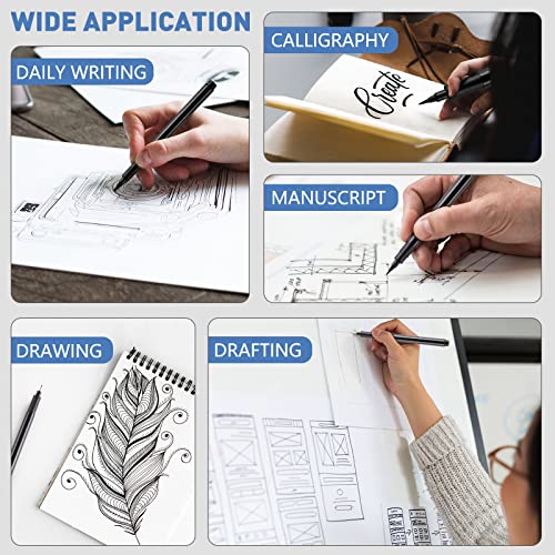 YISAN-Black-Drawing-PensArt-PensFineliner-Ink-PensSet-of-12-Micro-PensManga-Pensfor-SketchingTechnical-Drawing-902195