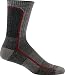 Darn Tough Light Hiker Micro Crew Light Cushion Socks - Men's Smoke/Cranberry Large