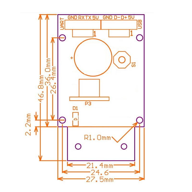 GM65 1D 2D Code Scanner Bar Code Reader QR Code Reader Module