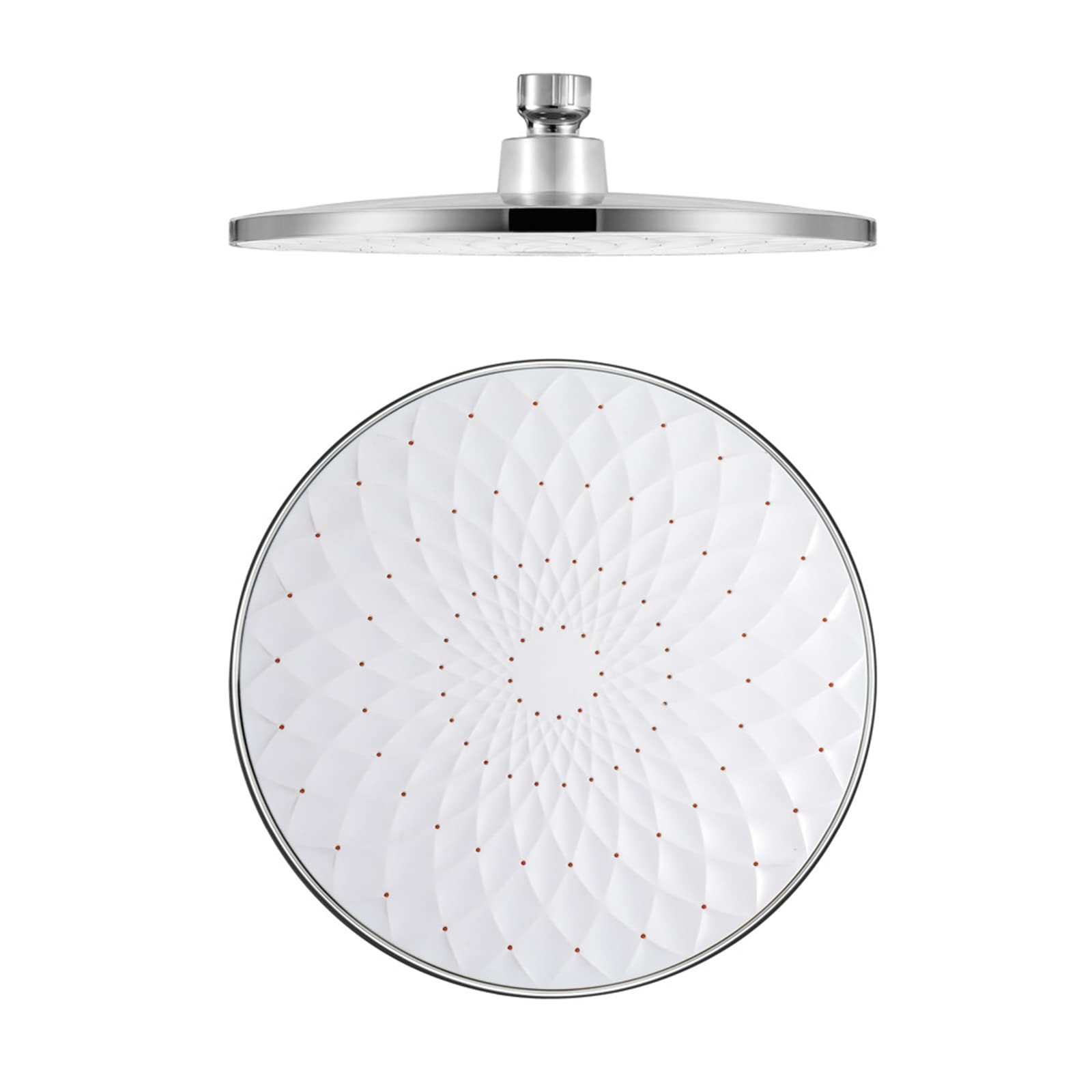 Pommeau de douche rond ABS 8,7 pouces WRIST réglable fixé au mur