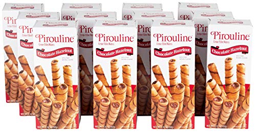 Indulge in Delicious Chocolate Hazelnut Flavor with Pirouline Rolled Wafers, 3.25 Ounce Cartons