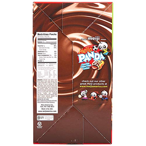Meiji Hello Panda Chocolate Creme Filled Cookie 32-0.75Oz(21G)Bags #TOP1