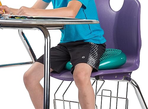 Yoga Wobble Board Inflatable Balance Pad Cushion for Improving Core Strength Relieving Back Pain Stability and Balance Trainer Disc Extra Thick Wiggle With Pump (Purple) - Image 6
