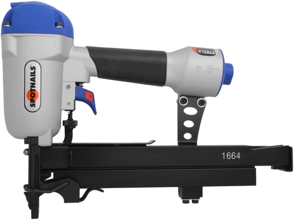 Spotnail 16 Gauge 1” Wide Crown Stapler 16S2, 1”–2-1/2” Staples | Model X1S1664