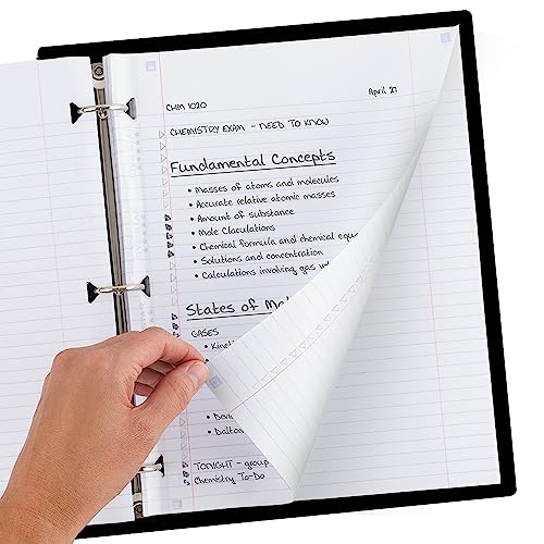 Five Star Loose Leaf Paper + Study App, 6 Pack, Notebook Paper, College Ruled Filler Paper, Reinforced, Fights Ink Bleed, 8.5 x 11, 80 Sheets per Pack (170025) by Five Star - Image 5