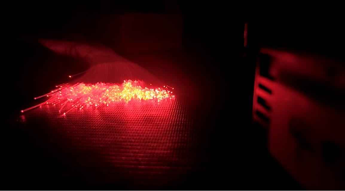 AKEPO 1 Rolle x 2 mm x 50 m, Lichtleiter-Lichtkabel, PMMA-Kunststoff, optische Fasern für LED-Sternlicht-Scheinwerfer-Stern-Deckenleuchten-Sets und Glasfaser-Beleuchtungsdekoration (ohne Lichtquelle)
