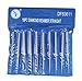 SE 10-Piece Diamond-Coated Tapered Bead Reamer Set - 2-¾ Inch Length, ⅛-Inch Shank, Compatible with Rotary Tools - Ideal for Jewelry Making, Crafts, and More - DF83611