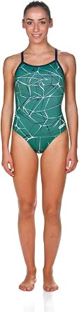 Arena Women's Water Light Drop Back MaxLife One Piece Swimsuit Swimsuit Pack of 1