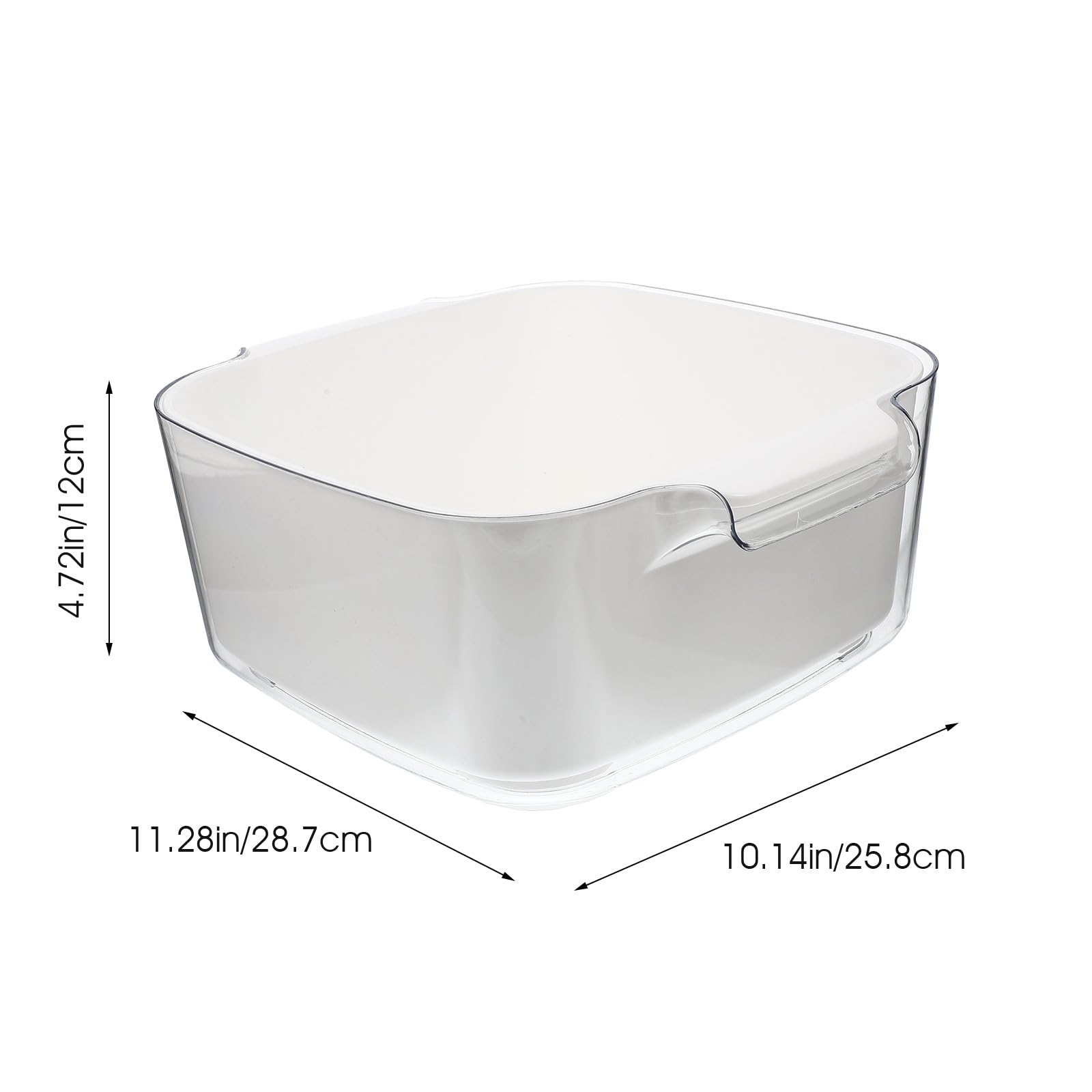 CALLARON Decorazioni Scuola Cestello di Drenaggio Multifunzionale in Plastico Bianco Doppio Scolapasta Resistente per Uso Quotidiano e Scolapasta per Verdure e Alimenti