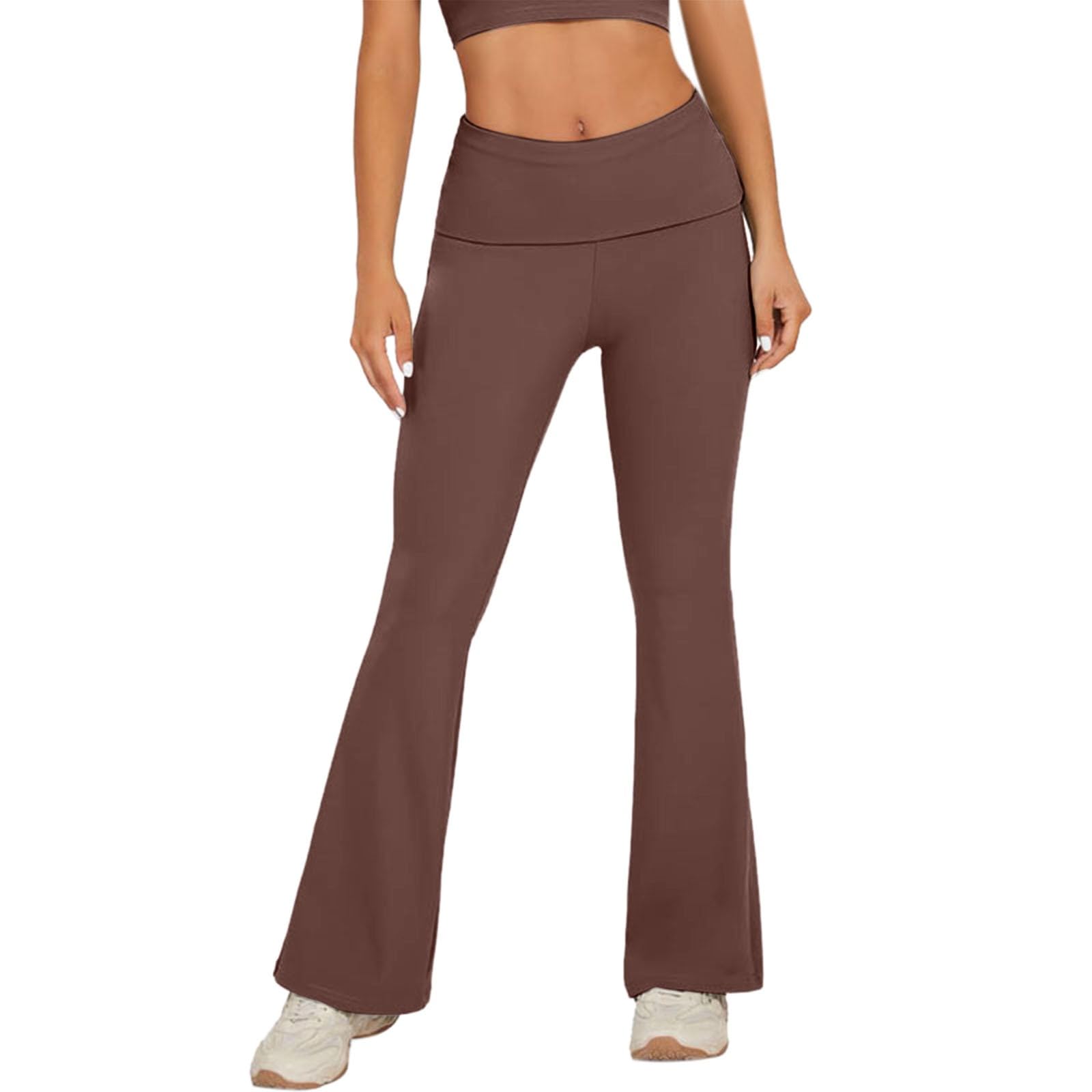 Bas de pull bootcut pour femme avec poches style jogging fluide