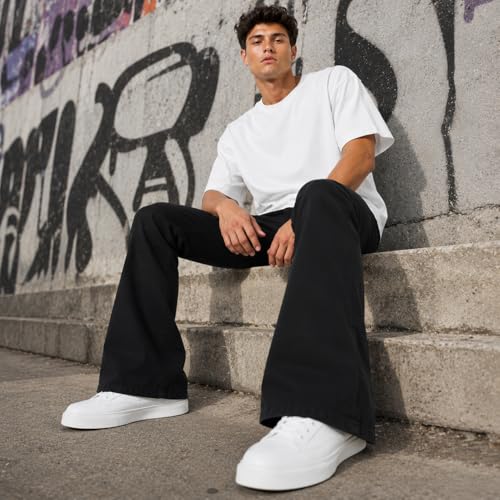 Image of THIRD QUADRANT Relaxed fit Denim Jeans for Men || Straight Leg Jean for man || Regular fit Blue Color Jeans