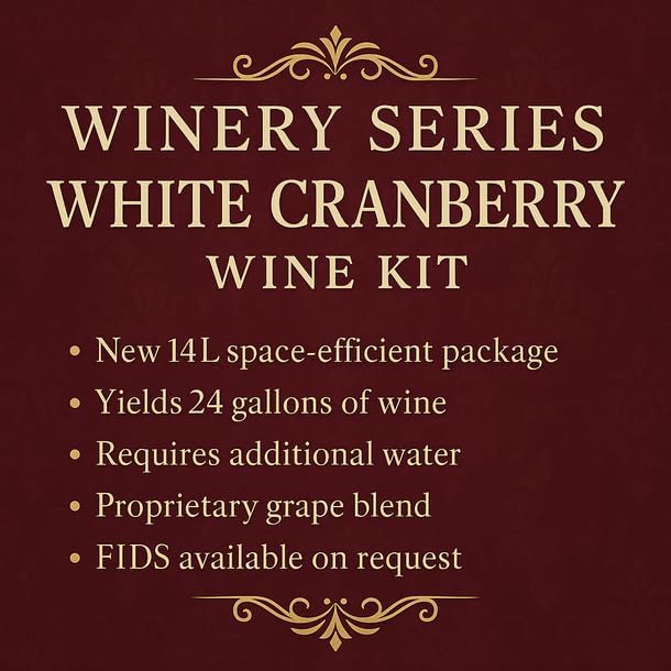 Winery Series White Cranberry Wine Kit