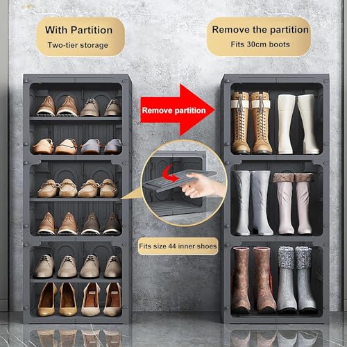 Rangement de chaussures peu encombrant 5 étages d'entrée