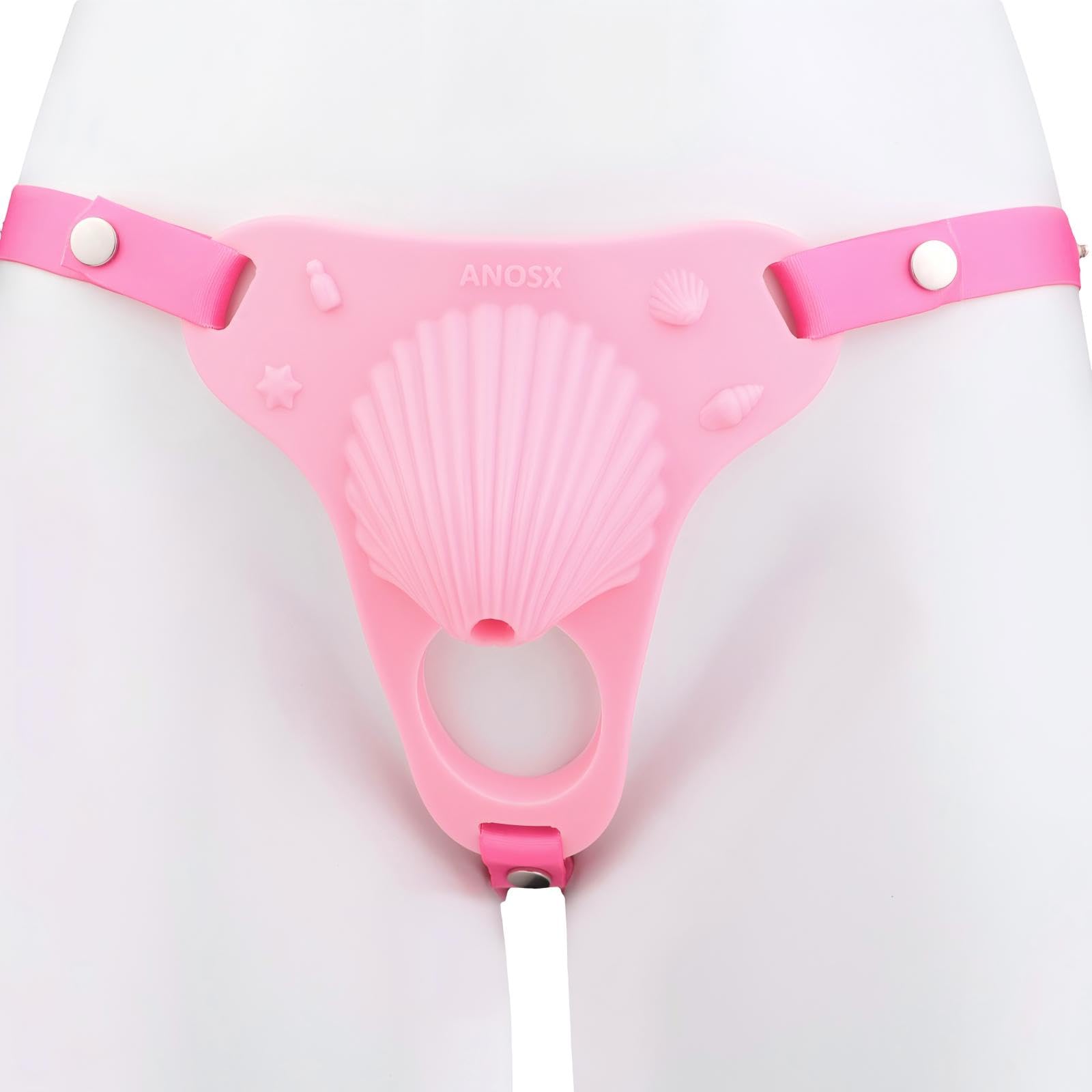 Cage de Chasteté pour Pénis en Silicone Sex Toýs Homme Cage Chastetée pour Sissy avec Ceinture Rose Chastity Cage Légère pour Immobiliser le Pénis et Les Testicules d'un Homme (D)