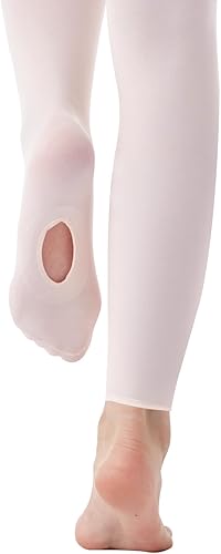 Miniatura 2 de Feisract Mallas de ballet para niñas y mujeres, mallas de transición ultra suaves