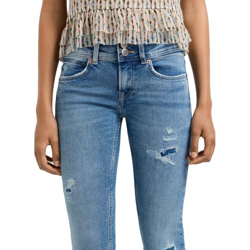Pepe Jeans Damen Slim Jeans LW Venus Jeans, Blau (Denim-3VD), 31W / 34L – Ansicht 6