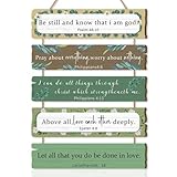 CHDITB Religious Christian Gifts for Women Men,Bible Verse Wall Art,Christian Jesus Sign Decor,Inspirational Quotes Wall Art,Bible Scripture Motivational Decoration for Bedroom Living Room Decor