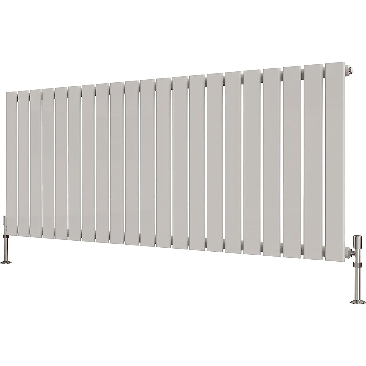 Radbliss White Horizontal Flat Panel Radiator 600X1428mm Single Design Rad Central Heating