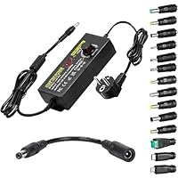 Adaptador de Corriente Ajustable,3V-24V 5A 120W Adaptador de