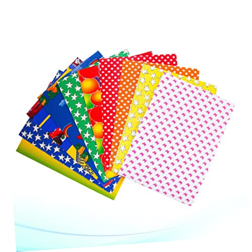 SEWACC 20 Pçs De Papel De Origami Para Crianças Folhas De Papel Ondulado Folhas De Papel Ondulado Pa