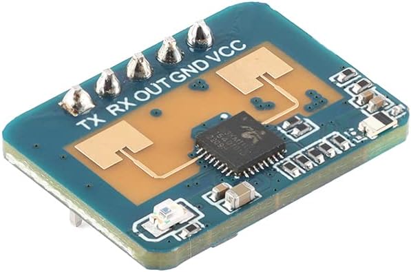 Superiore view of HLK-LD2410C module with dimensions