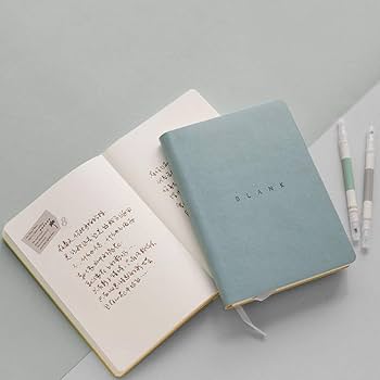 ia 手描きノート 手帳用紙を使った小さな方眼ノート B7変形 PVCカバー付き EDiT