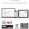 ECOWITT Estación meteorológica Wi-Fi HP2553 con pantalla a color de 7 pulgadas, 3 en 1, sensor exterior inalámbrico 7 en 1, WS69 con sensor de anemómetro ultrasónico con pluviómetro para casa y #5