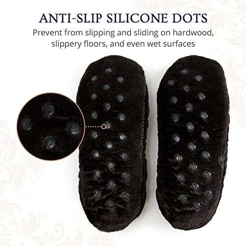 Velvet Plush Memory Foam Warm Slipper Socks For Women | Non-Slip One Size Fuzzy Socks For Women | Ultra Plush and Cozy Warmth Collection2