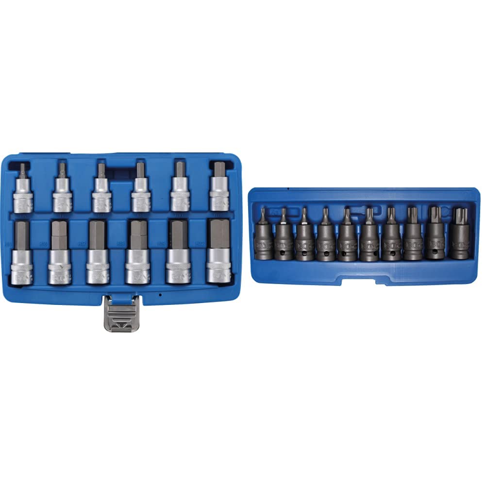 Jeu de douilles à embouts 1/2 pour réparer votre voiture avec le coffret BGS 5052