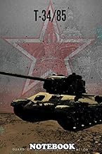 Notebook: 3485 Achtung Panzer Soviet T , Journal for Writing, College Ruled Size 6" x 9", 110 Pages