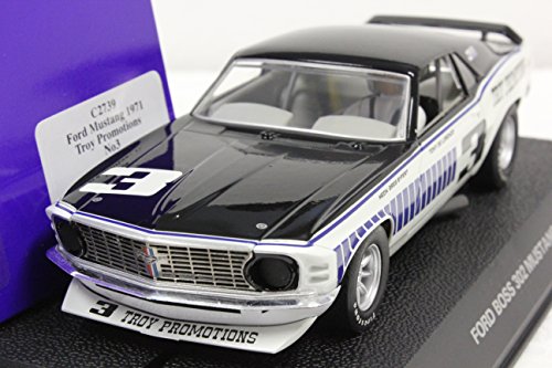 Scalextric C2739 1971 Ford Mustang Boss 302 Troy Promotions, #3 1/32 Slot Car