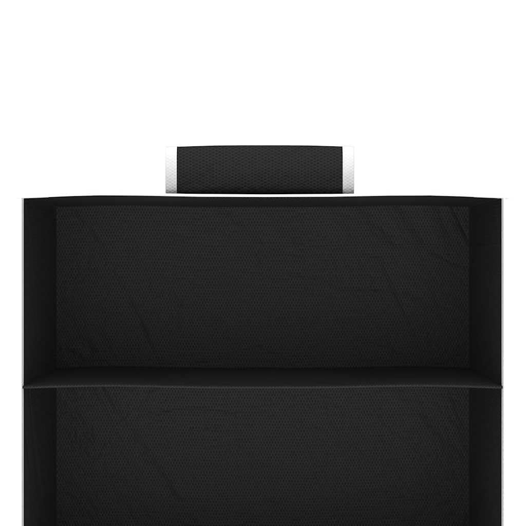 Hängeaufbewahrung für Schränke aus Textilgewebe 2 Stk. mit 10 Fächern 30x15x120 cm, klappbar, platzsparend für Kleidung, Jacke, Hose, Mantel im Schlafzimmer und Flur