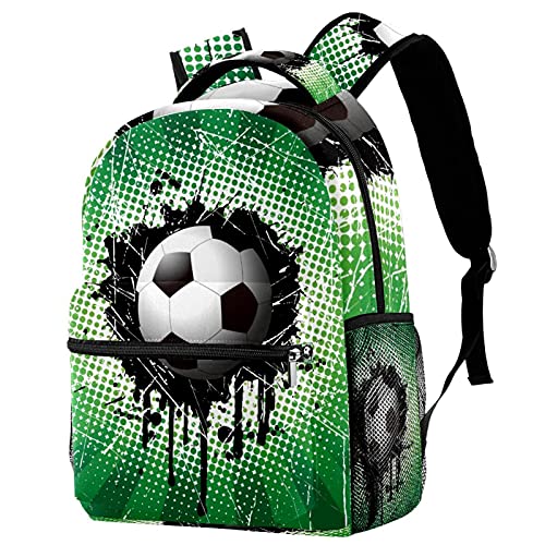 Sac à dos de football avec porte-bouteille style grunge campus