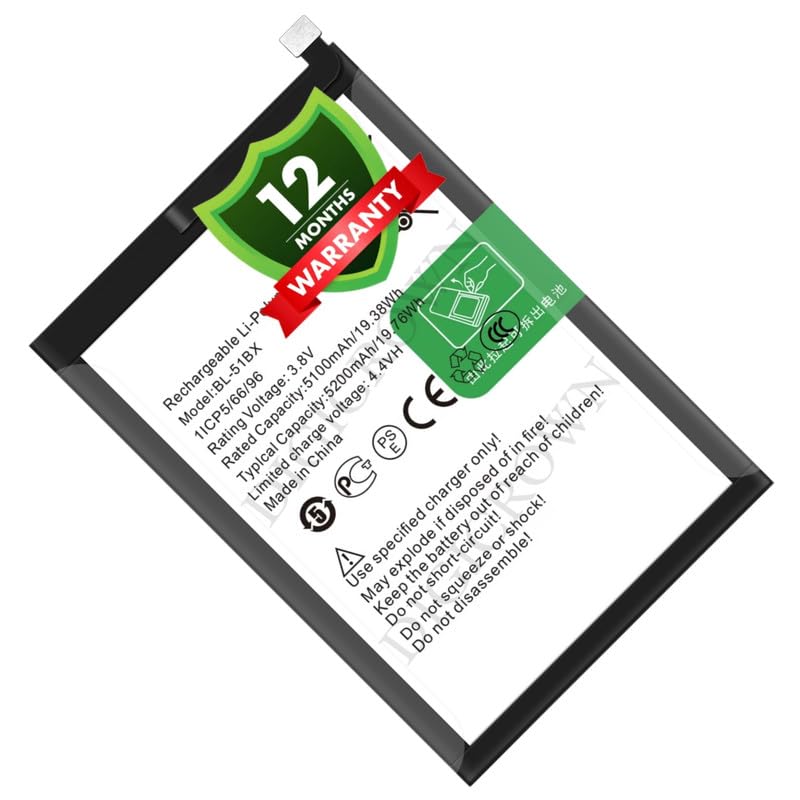 Image of Original BL-51BX Battery Compatible for Infinix Note 8 (X692, MZ-Infinix X692) | Infinix Note 8i (X683, X683B) - (5200mAh) - 1 Year Warranty