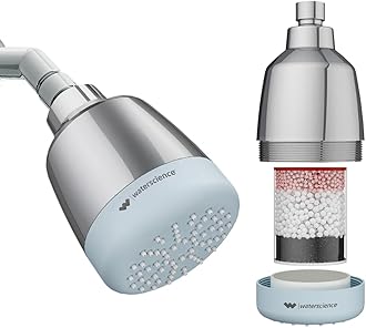 WaterScience Shower Filter for Bathroom | Hard Water Softener for Home | High Hardness Cartridge