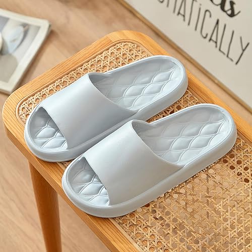 جودتول شباشب استحمام، شباشب منزلية خفيفة الوزن غير قابلة للانزلاق للنساء والرجال - سريعة الجفاف ومريحة للاستخدام الداخلي والحمام (رمادي، 44-45، للبالغين، 45، ارقام، نظام مقاسات حذاء EU، عريض)