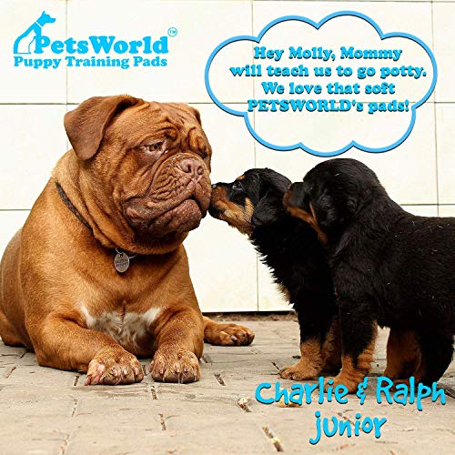 PETSWORLD Extra Large Potty Pads for Dogs, Odor Eliminating 30" x 36" Pee Pads for Dogs, Gigantic XL Dog Pads, 5 Layer Ultra Absorbent Technology, Leak Proof Training Pads for Dogs & Cats, 150 Count - Image 6