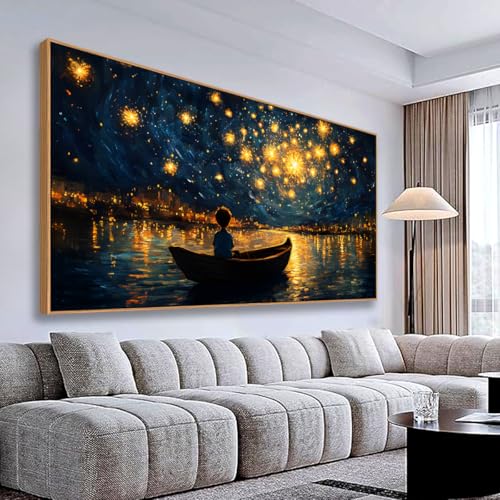 Tucai Decor Night Sky Canvas