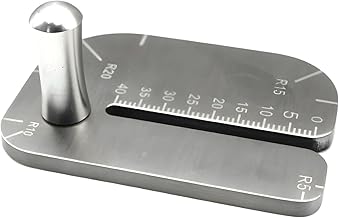 Dickly Regla de tobogán de punzonante de costura de cuero