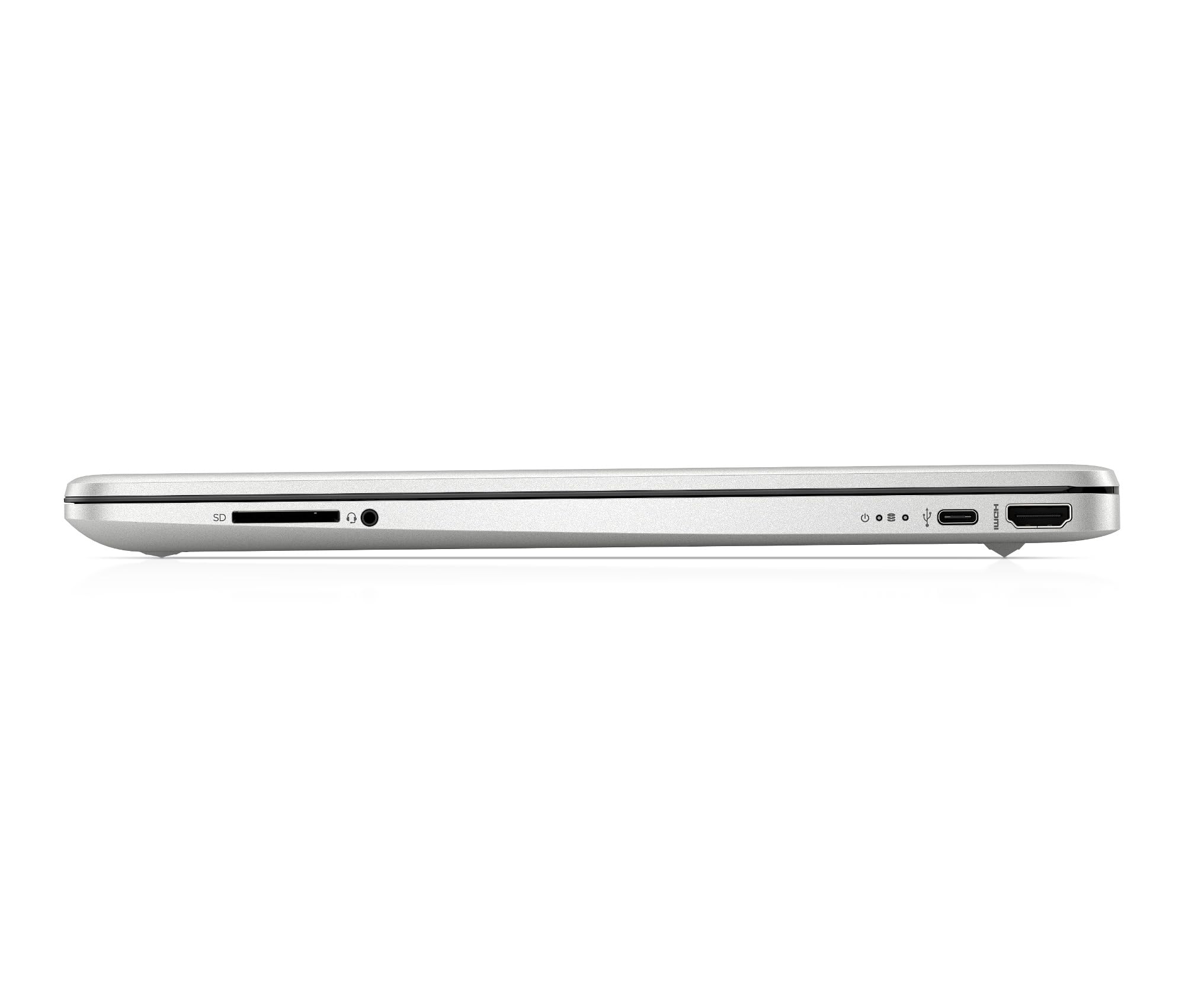 HP Laptop 15s-eq2018sl, Notebook, AMD Ryzen 7-5700U, RAM 16GB DDR4, SSD 512 GB, AMD Radeon Integrated, Display 15,6" FHD, Antiriflesso, Ultraslim, Wi-Fi, Lettore di Schede, Windows 11 Plus, Argento