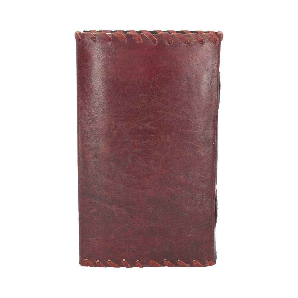 Nemesis Now Leather Journal With Lock 25cm Brown, Red, 14 x 23cm - Image 4