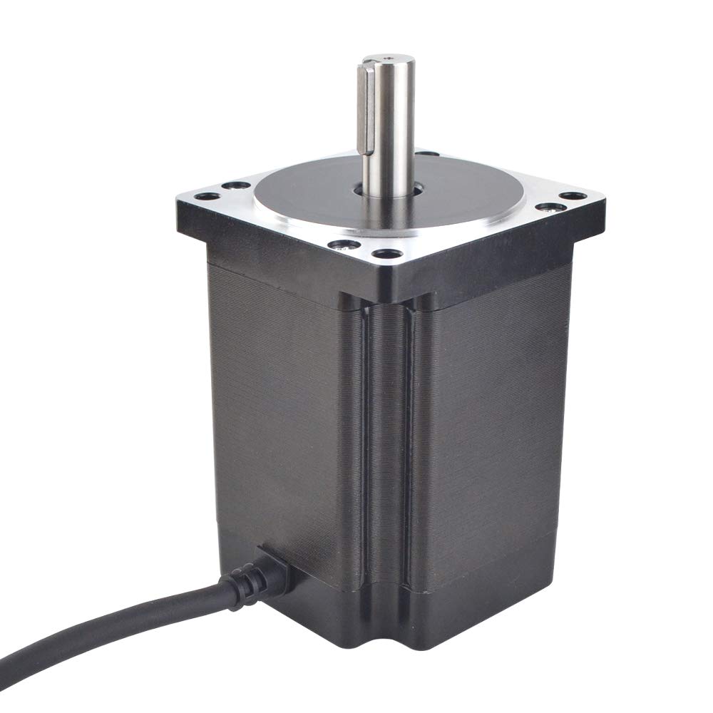 MybotOnlineSTEPPERONLINE E Series Nema 34 Stepper Motor 8.2Nm/1161.45oz.in 6.0A 1.8deg 86x86x114mm 4 Wires
