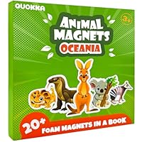 QUOKKA Travel Magnetic Puzzles for Toddlers 1-3 – Game with Extra-Long Play Book – Fun Travel Game Toy for Kids Ages 3-5 – Strong Magnets for Car Activities – Fun Toddler Puzzle Ages 2-4