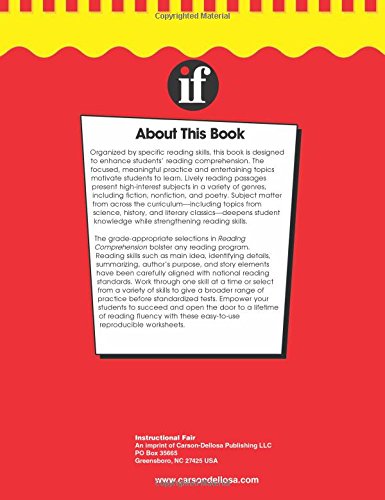 Carson Dellosa | Reading Comprehension Workbook | 5th-6th Grade, 128pgs (The 100+ Series(tm)) - Image 2