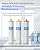 Waterdrop WHF3E-SKH 3-Stage Whole House Water Filter System,with Heavy Metal and Anti-Scale Sediment Filter, Highly Reduce Scale,Lead, Chlorine,Taste,5 Micron,1" Inlet/Outlet,20 x 4.5