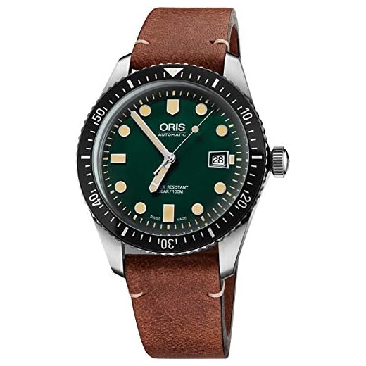 Oris Divers reloj automático de hombre con esfera verde 01 733 7720 4057-07 5 21 45