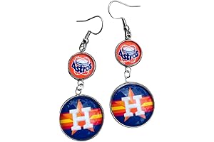 Astros Women's Houston City Dangle Novelty Earrings