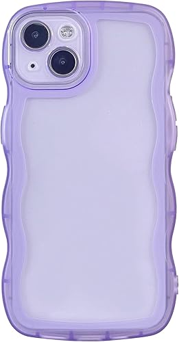 Funda transparente compatible con iPhone 13, bonita funda delgada de silicona suave, antiarañazos, a prueba de golpes, para mujeres y niñas, color